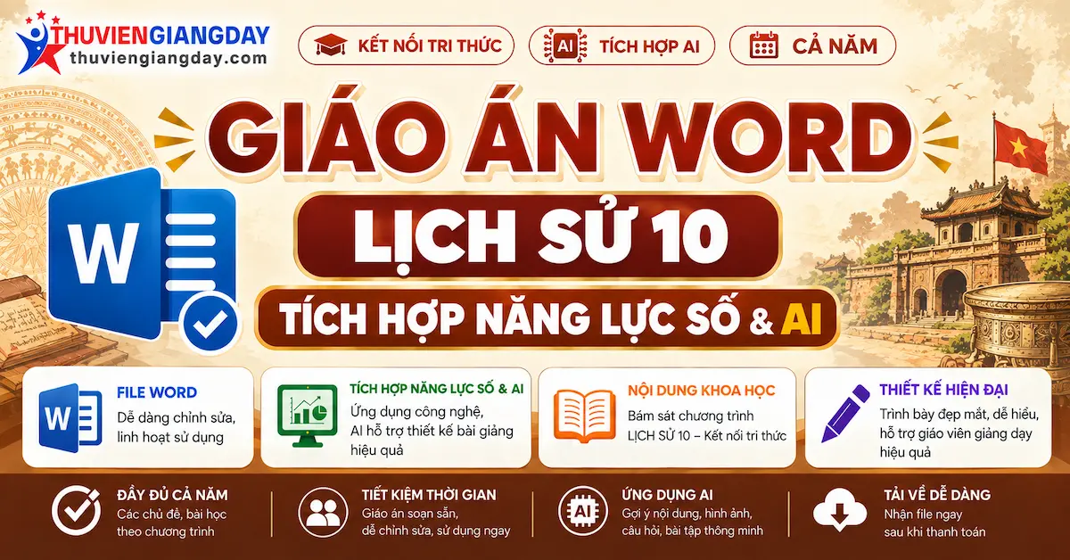 giáo án năng lực số lịch sử 10 kết nối tri thức Giáo án năng lực số Lịch sử 10 Kết nối tri thức tích hợp AI