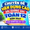 Bộ chuyên đề vận dụng cao bồi dưỡng hsg toán 12 bản Word có đáp án chi tiết