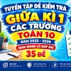 Tuyển tập đề kiểm tra giữa kì 1 Toán 10 các trường file Word có đáp án