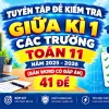Tuyển tập đề kiểm tra giữa kì 1 Toán 11 các trường file Word có đáp án
