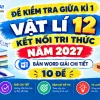 Bộ đề kiểm tra giữa kì 1 vật lí 12 kết nối tri thức bản Word có giải chi tiết