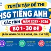 Bộ đề thi HSG Tiếng Anh 7 các tỉnh bản Word có file nghe và giải chi tiết
